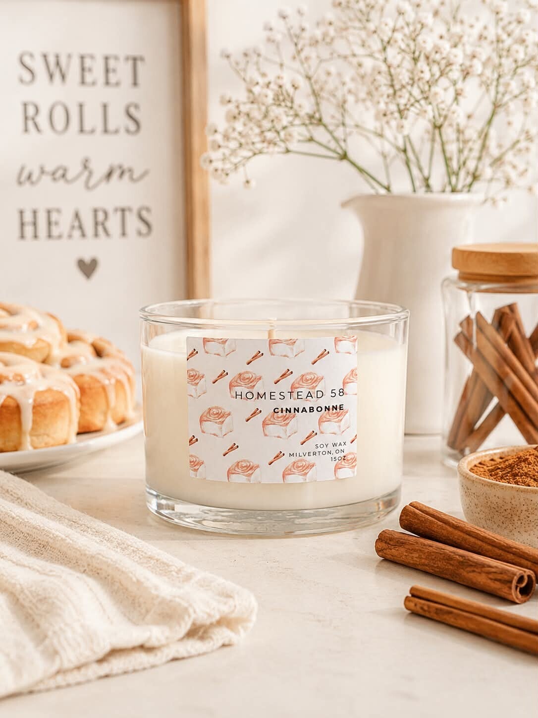 Cinnabonne 15oz Candle