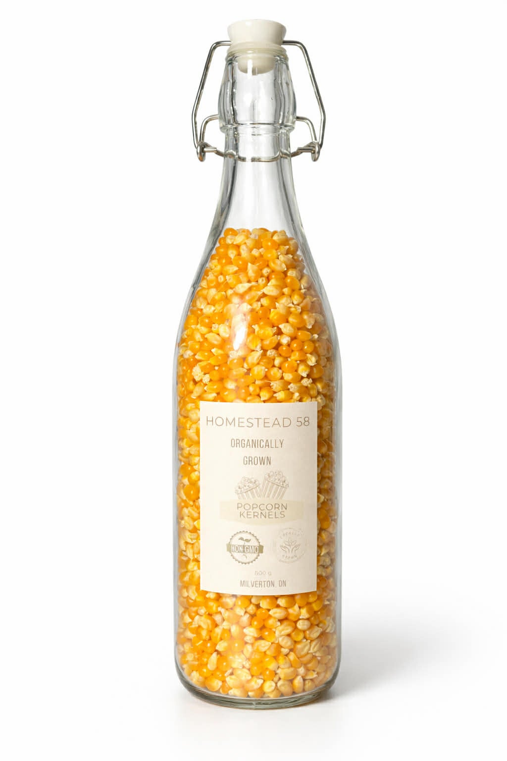 28oz/ 800g Organically grown popcorn kernels