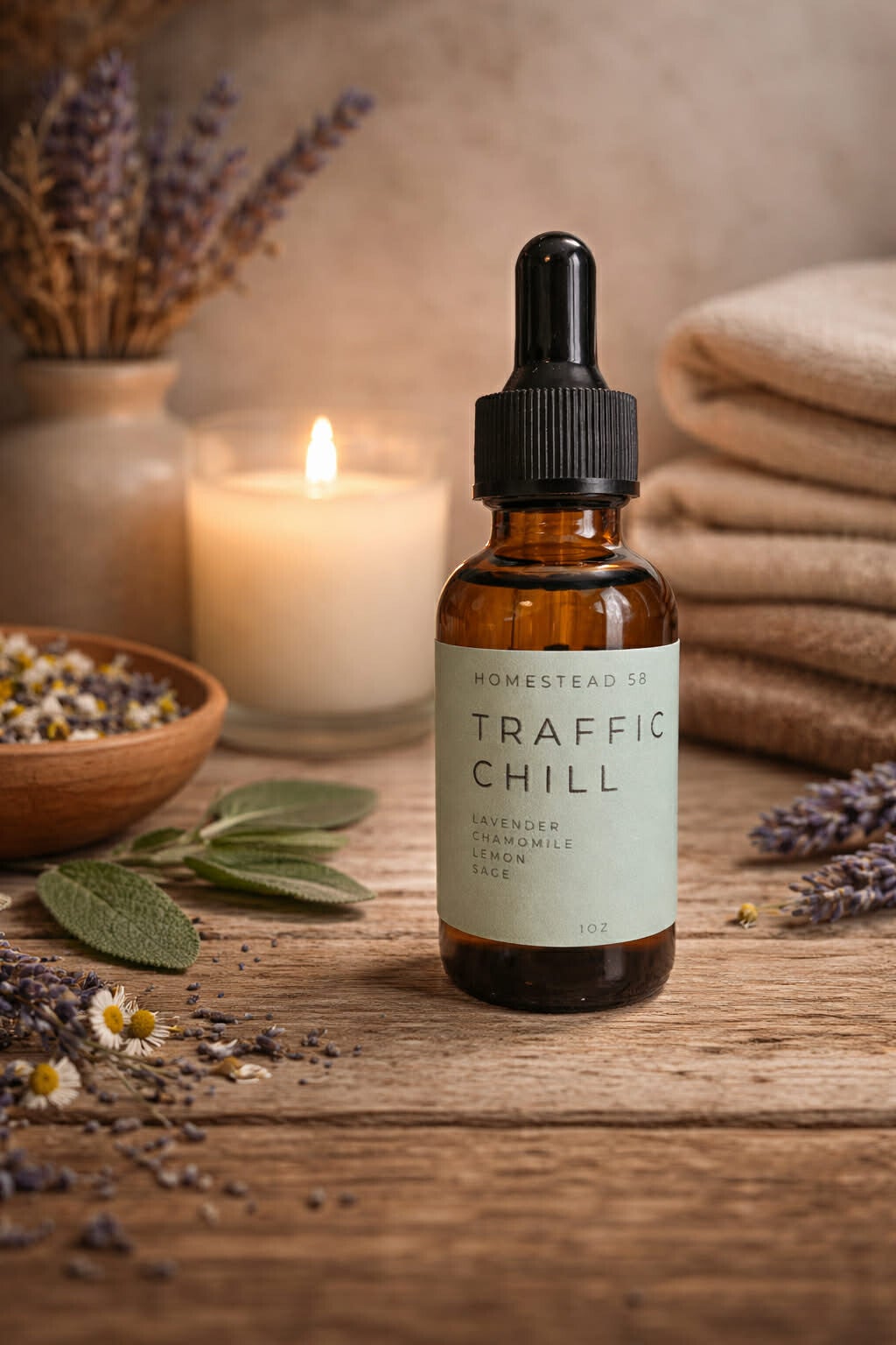 Traffic Chill – 1oz Diffuser Blend / Car Diffuser Refill
