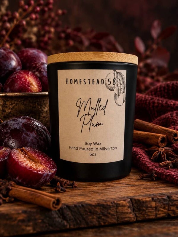 Mulled Plum Soy Wax Candle – 5oz