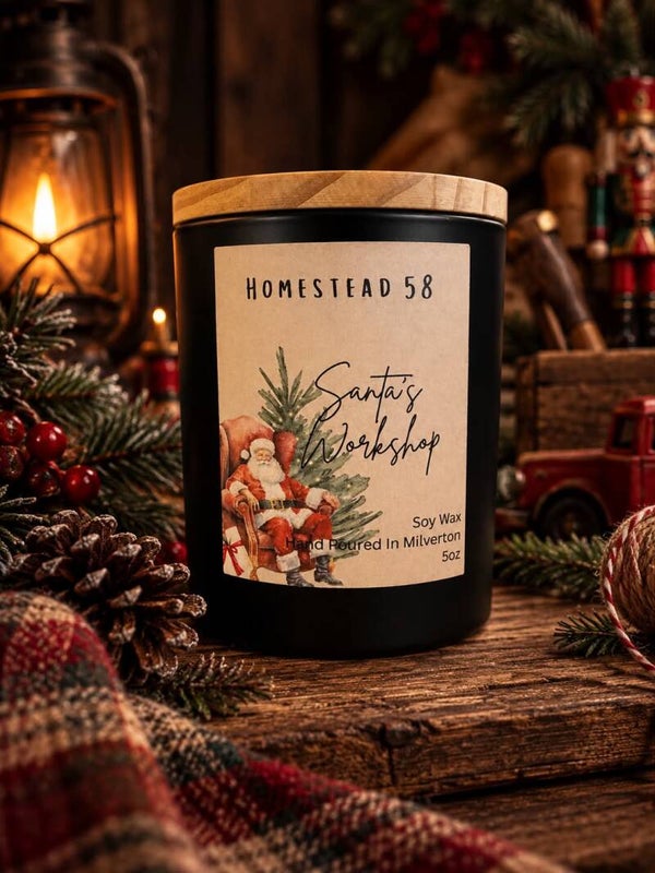 Santa’s Workshop Soy Wax Candle – 5oz