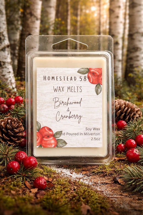 Birchwood & Cranberry Wax Melts