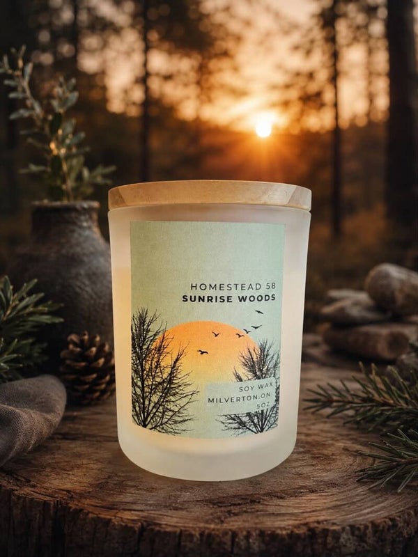 Sunrise Woods - 5oz soy candle