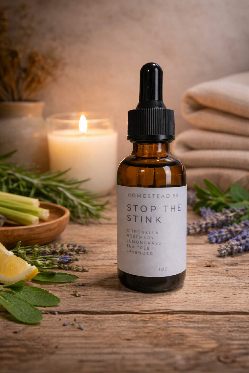 Stop the Stink – 1oz Diffuser Blend / Car Diffuser Refill