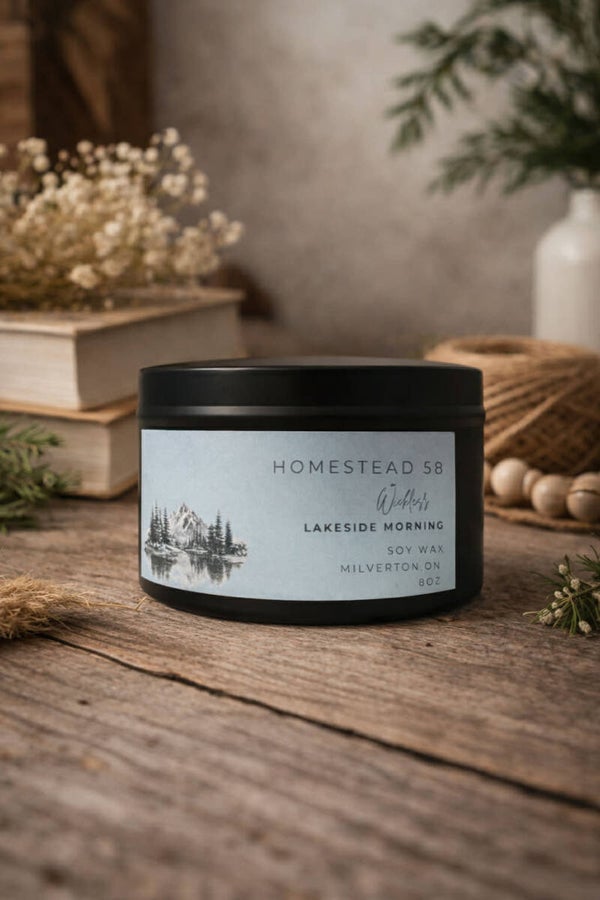 Lakeside Morning – Soy Wax Wickless Candle 8oz