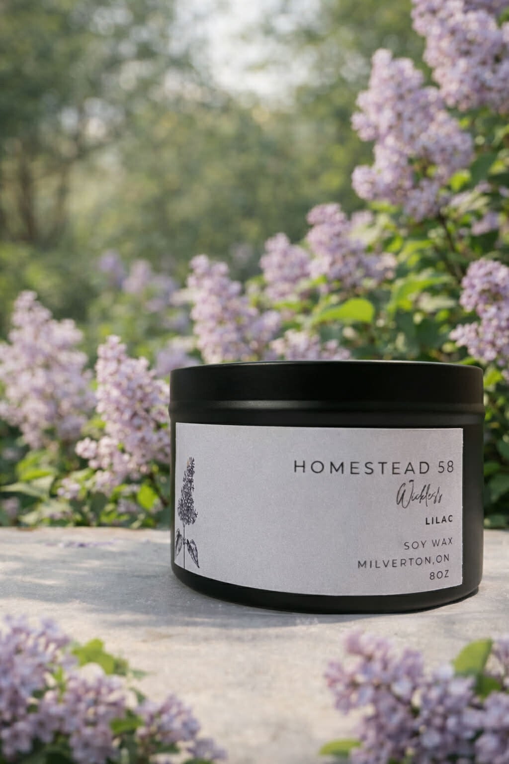 Lilac – Wickless Soy Candle | 8oz