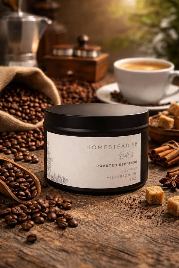 Roasted Espresso – Wickless Soy Candle | 8oz