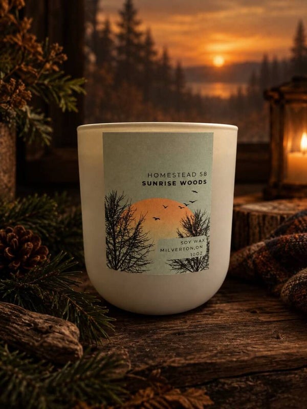 Sunrise Woods — 10oz Soy Candle