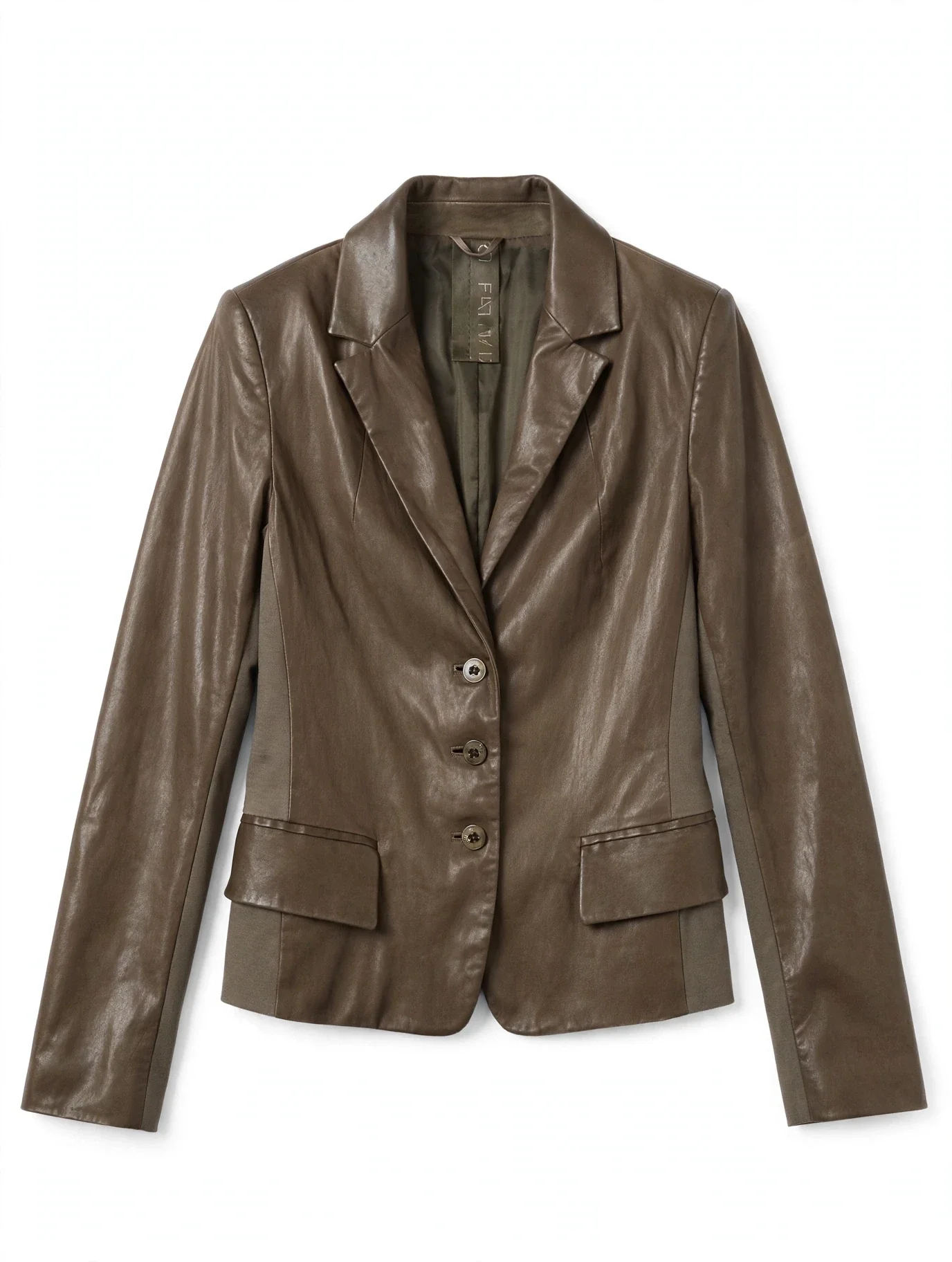PATRIZIA PEPE, Leder Stretch Blazer, XS