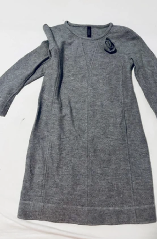 MARC CAIN Designer A-Kleid mit Rundhals, S