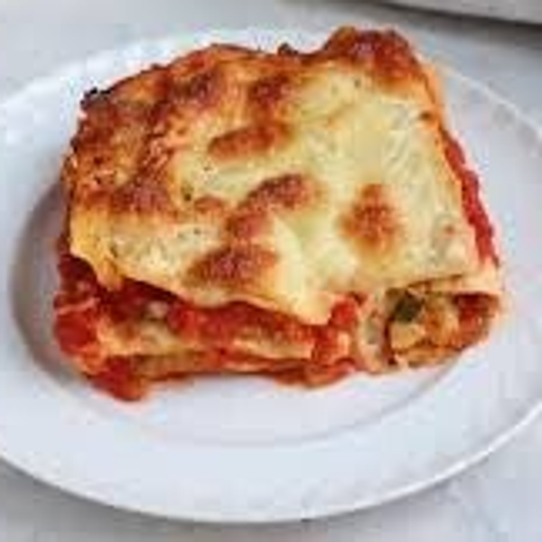 Vegetarische lasagne (1 persoon)