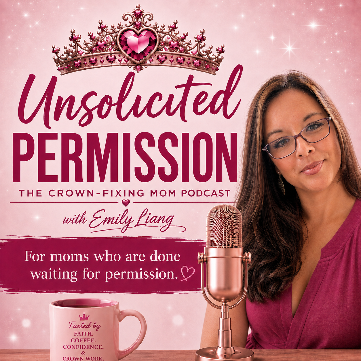 Unsolicited Permission podcast cover - health, habits and mindset for moms over 35