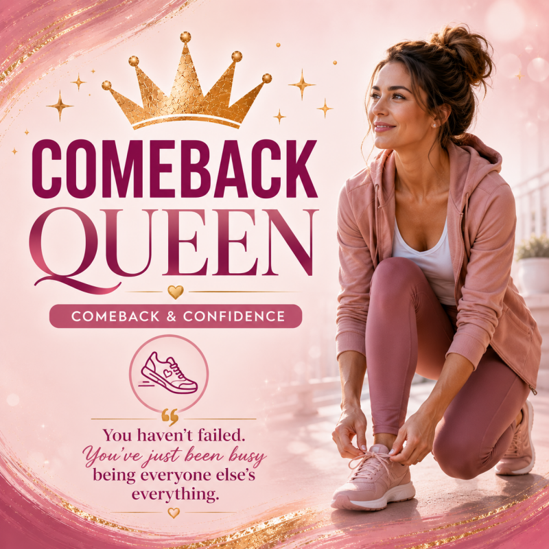 Comeback Queen program - fitness re-entry program for moms over 35
