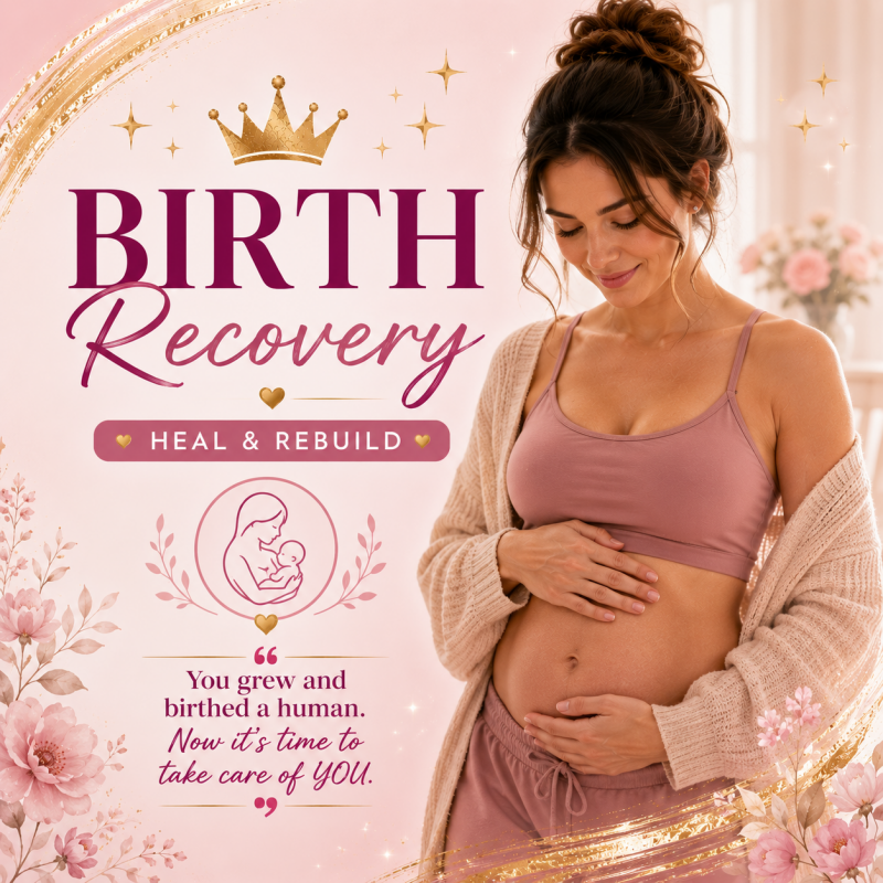 Birth Recovery program - postpartum workout program for moms after vaginal birth