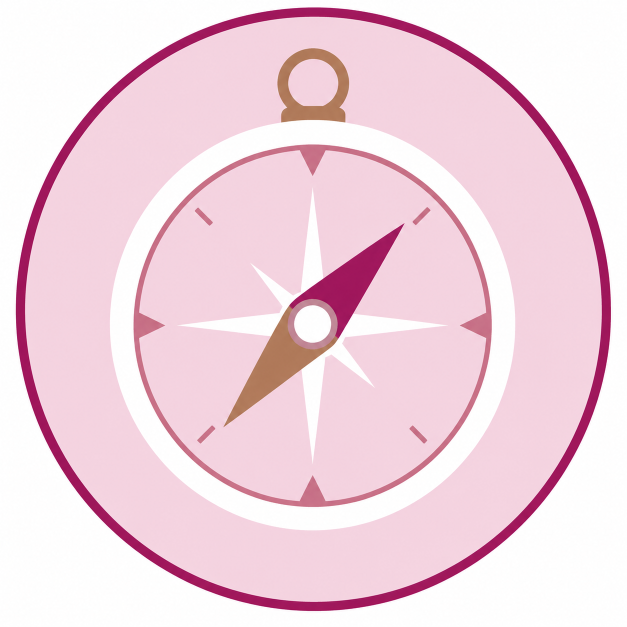 Step 1 compass icon - find your starting point with online fitness coaching