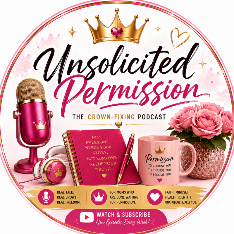 Unsolicited Permission podcast on YouTube - mindset podcast for moms over 35