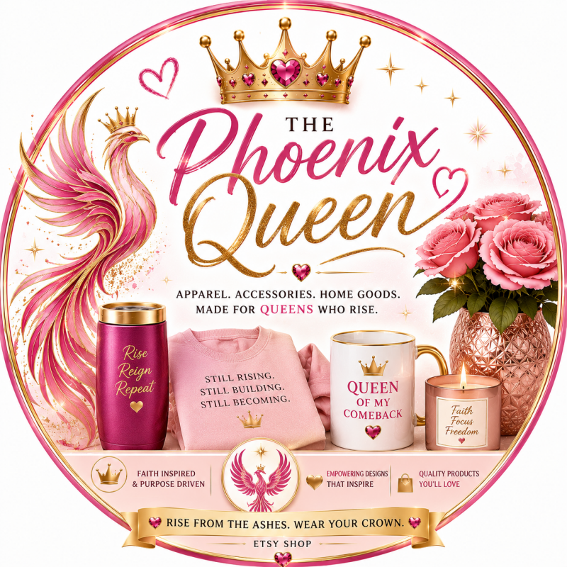 The Phoenix Queen apparel - fitness and lifestyle products for moms over 35