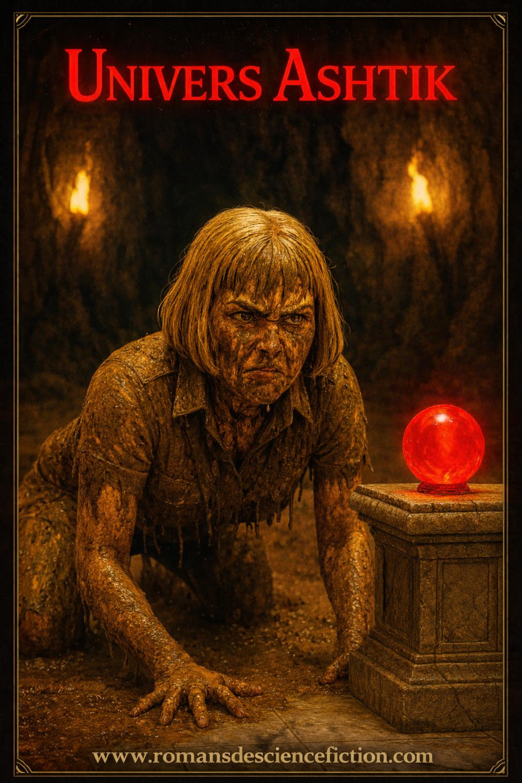 Charlotte recouverte de boue Ashtik 45,72 x 60,96cm