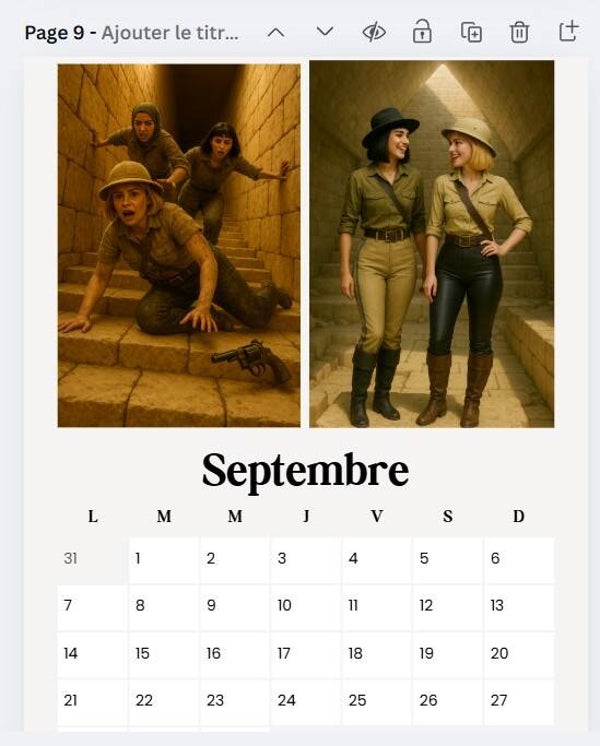 Calendrier 2026 Les aventures Ashtik de Charlotte