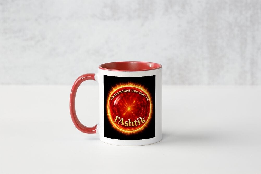 Tasse à café Ashtik rouge