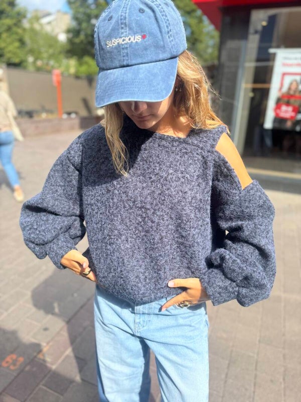 Maïte donkerblauw