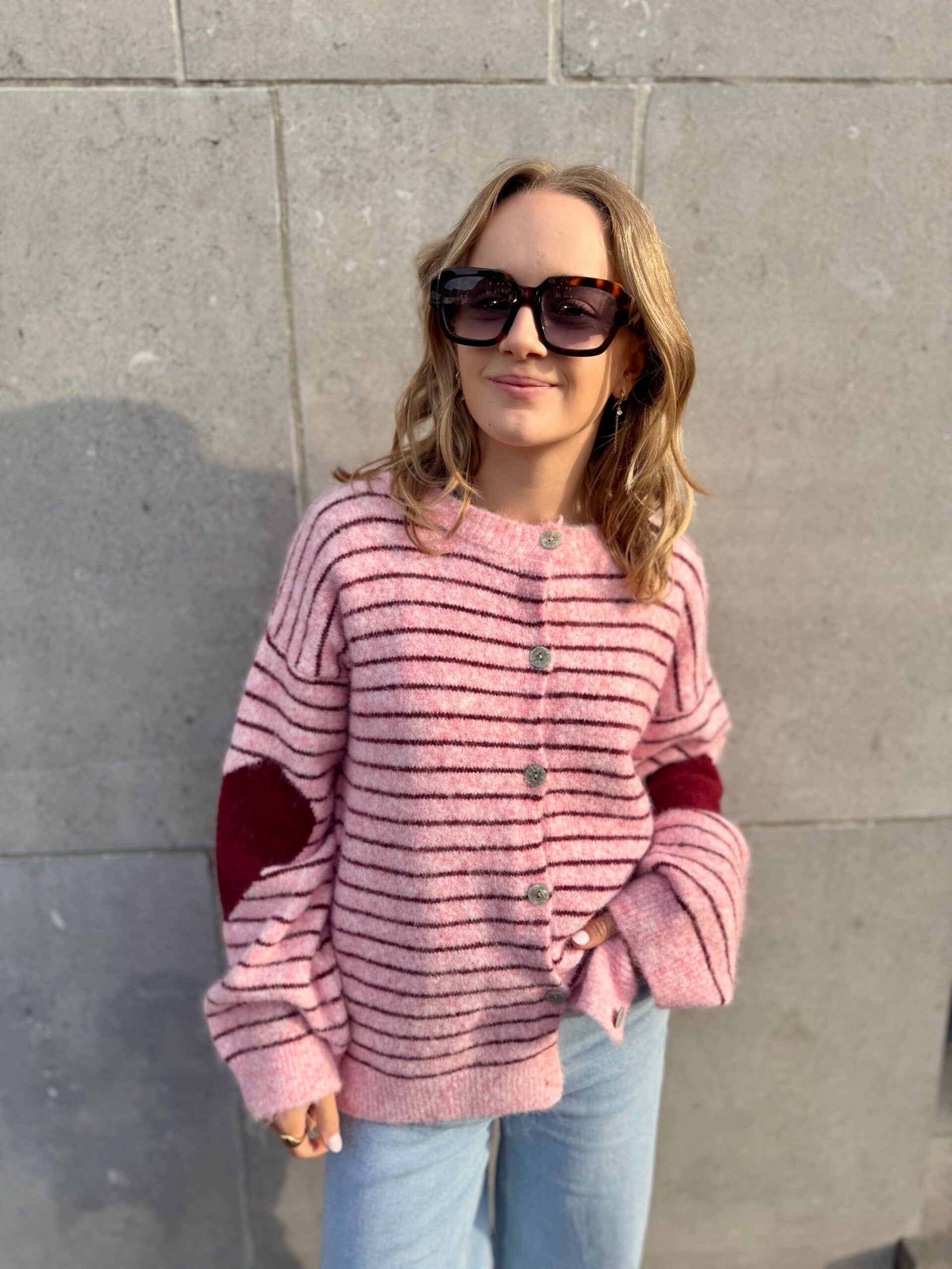 Mila roze/bordeaux