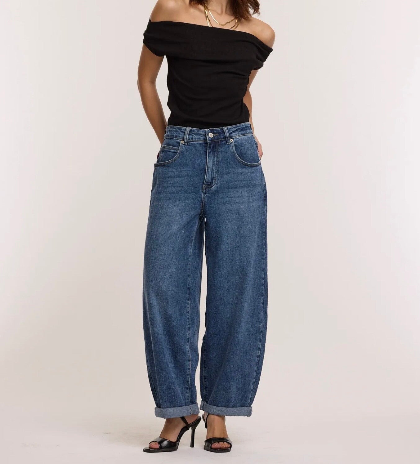 Balloonjeans blauw