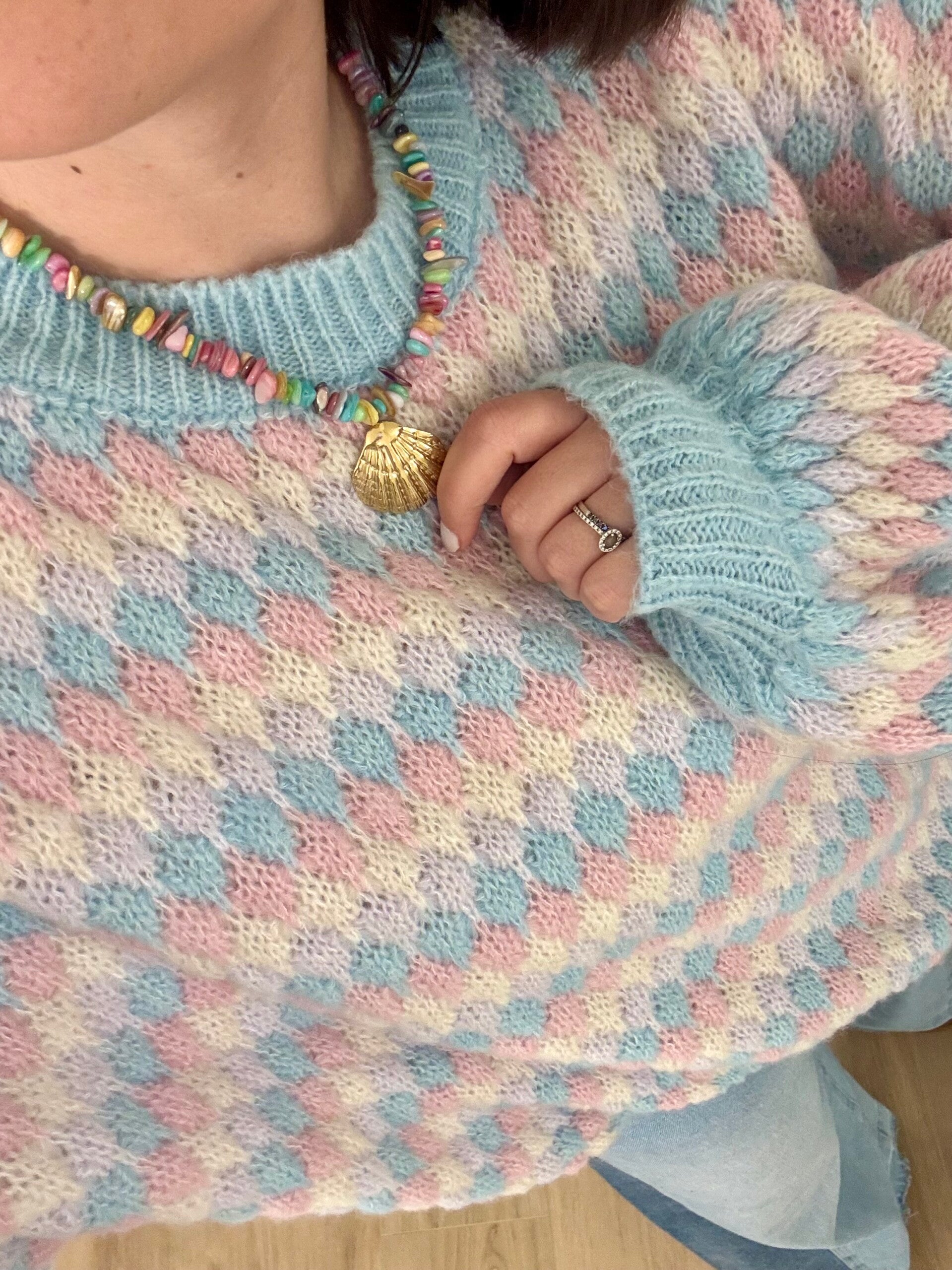 Parelketting multi schelp