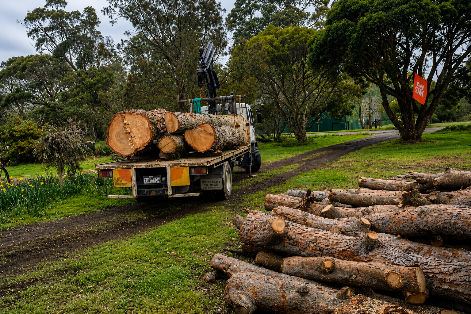 SJM Tree Service Log Carting Arborist Yarra Valley