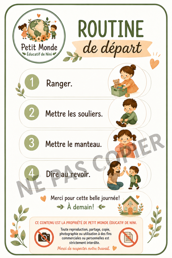 Routine du départ