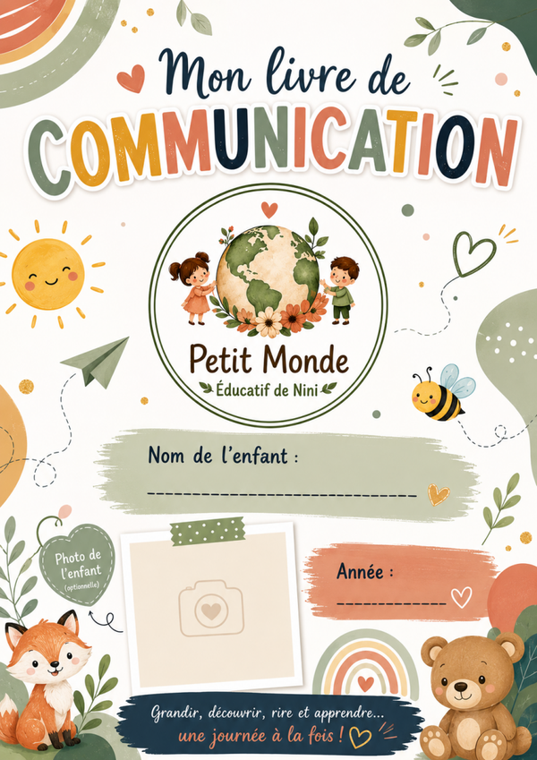 Mon livre de Communication - Petit Monde Éducatif de Nini (PDF Imprimable)