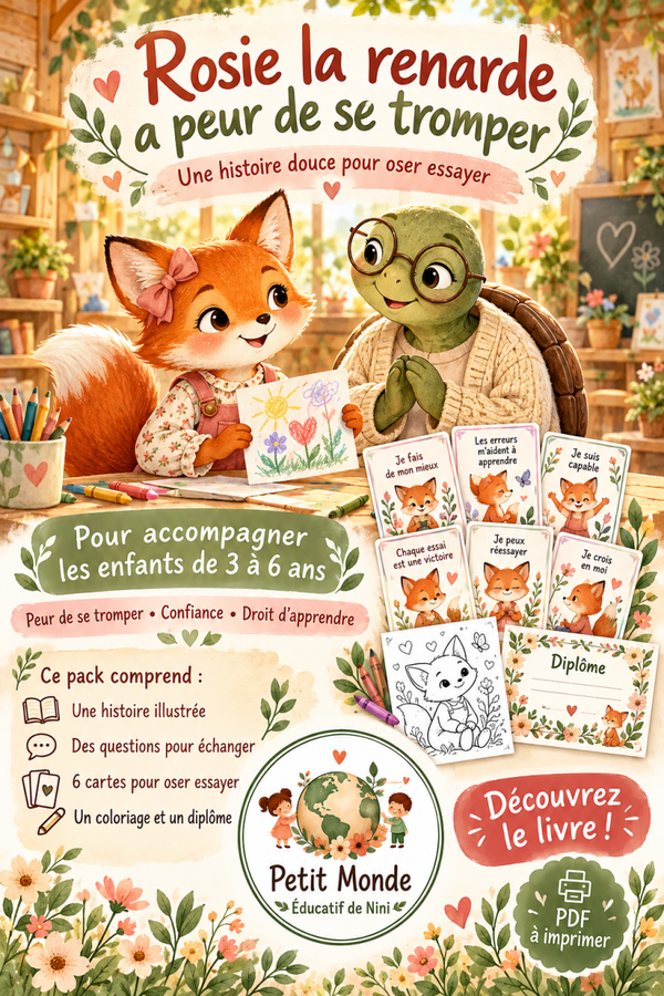 🦊 Rosie la renarde a peur de se tromper