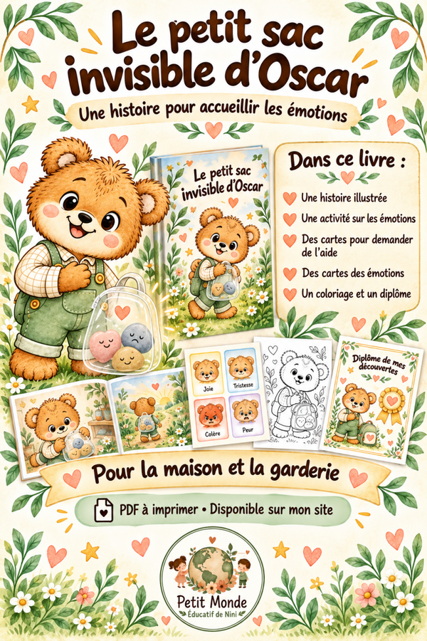 🧸 Le petit sac invisible d’Oscar
