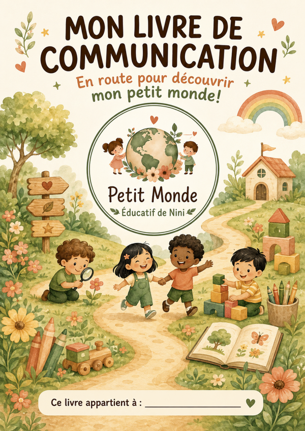 🌿 Mon livre de communication – Petit Monde Éducatif de Nini 🌿