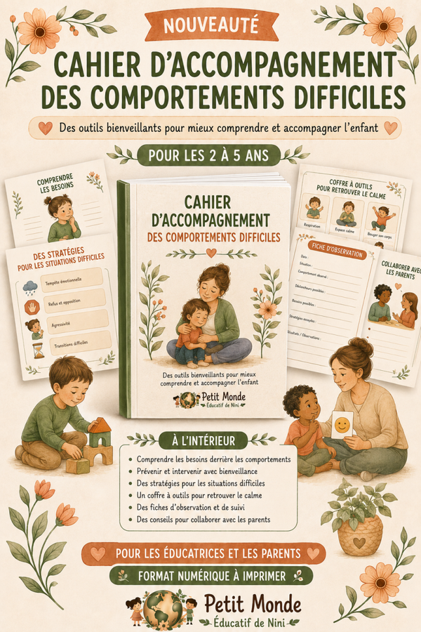 🌿 Cahier d’accompagnement des comportements difficiles 🌿