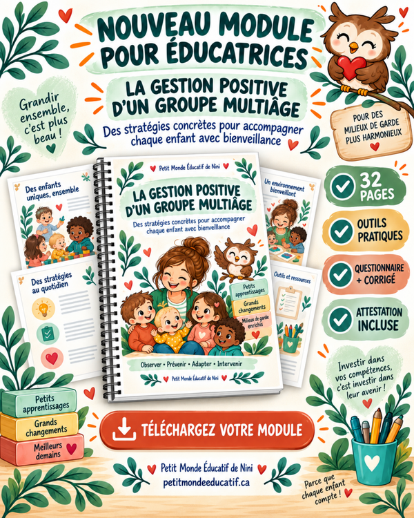 🌿 LA GESTION POSITIVE D’UN GROUPE MULTIÂGE 🌿