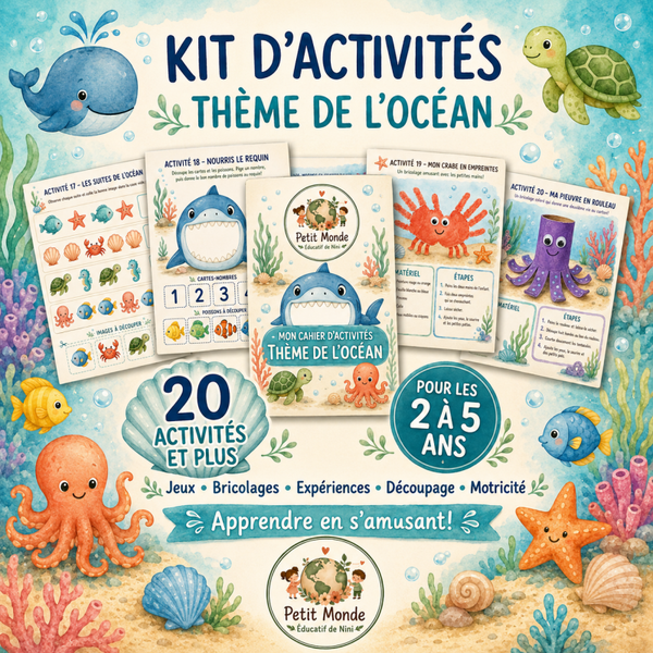🌊 Kit d’activités – Thème de l’océan 🐠