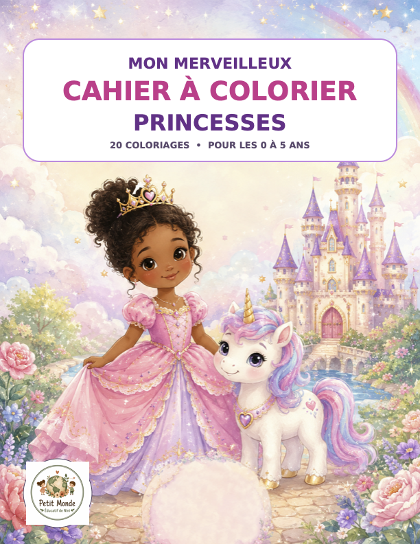 👑 Cahier à dessin des princesses 👑