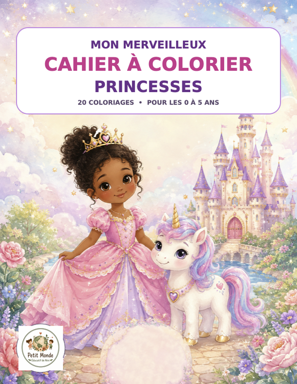 👑 Cahier à dessin des princesses 👑