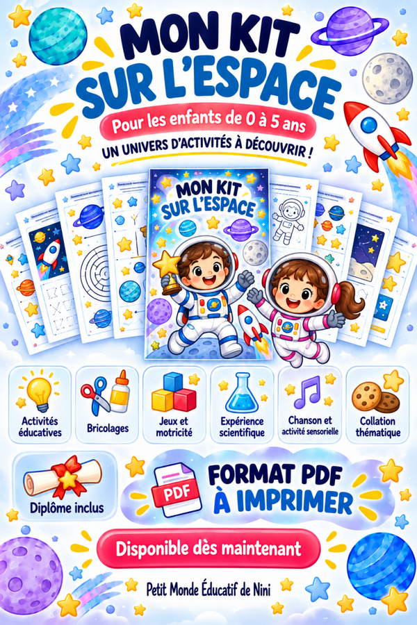 🚀 MON KIT SUR L’ESPACE – 0 À 5 ANS 🪐