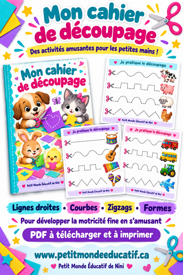 Mon cahier de découpage