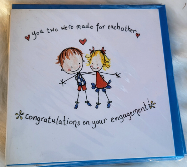 Wenskaart You two were made for eachother