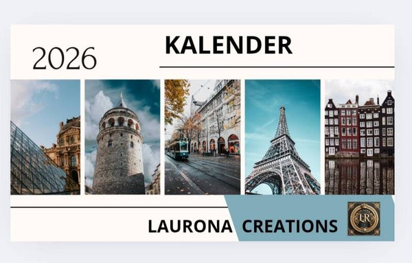 Gebouwen met een geschiedenis in EU Kalender 2026 (A4)