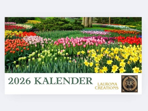 Kleurrijke Bloemen Kalender 2026 (A4)
