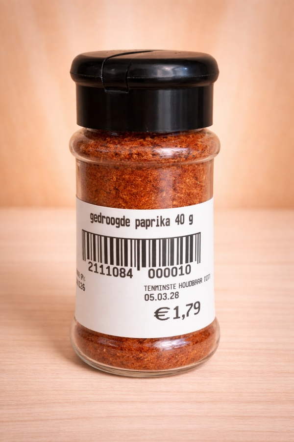 Gedroogde Paprika