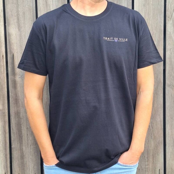 Trait De Ville T-shirt heren - zwart