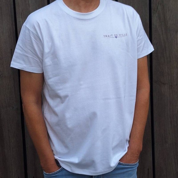 Trait De Ville T-shirt heren - wit