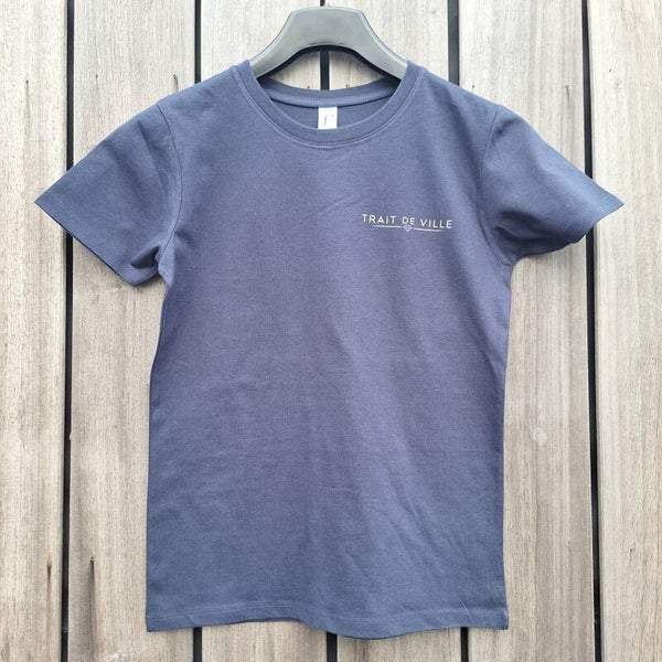 Trait De Ville T-shirt dames - marine blauw