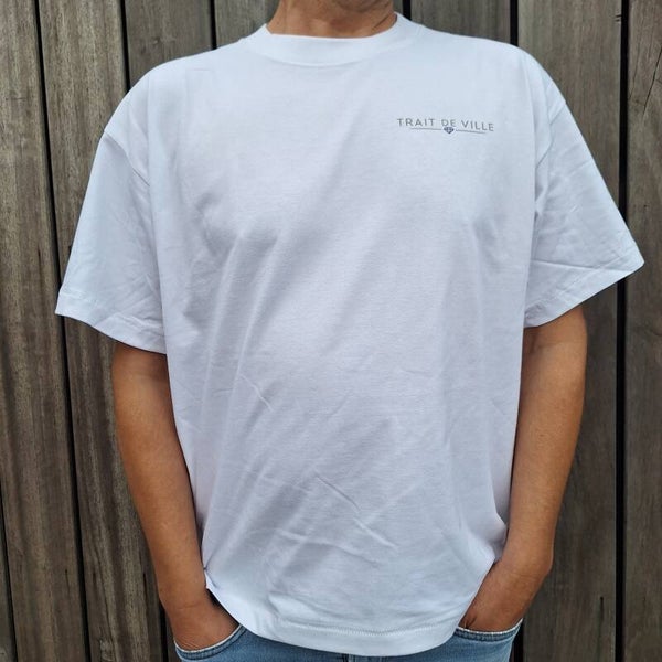 Trait De Ville T-shirt - wit / baggy