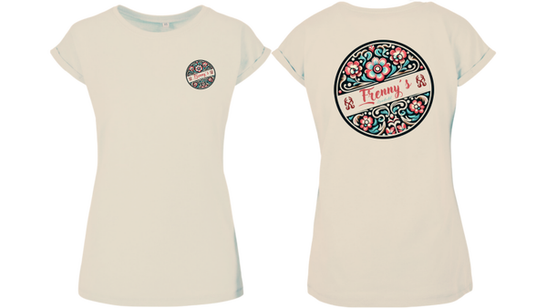 Girlie-Shirt white sand